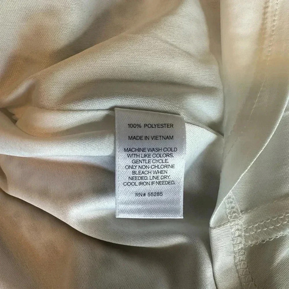 Express Black and White Geometric Fit & Flare Dress - Picture 4 of 9